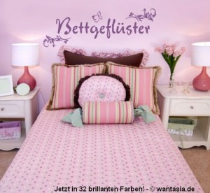 Wandtattoo Sprüche Schlafzimmer Bettgeflüster