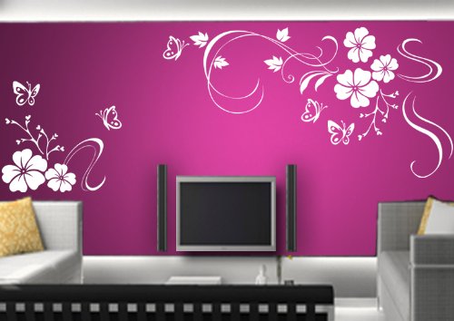 Wandtattoo 2 teilig wandaufkleber aufkleber wandsticker wall ... Wandtattoo schlafzimmer